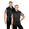 UGi gepolsterte Softshell Gilet - Schwarz / Grau