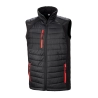 UGi gepolsterte Softshell Gilet - Schwarz / Lime